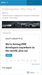 Mobile Screenshot of anthropolis.wordpress.com