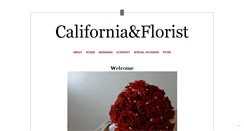 Desktop Screenshot of californiaandflorist.wordpress.com