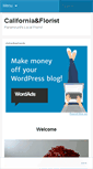 Mobile Screenshot of californiaandflorist.wordpress.com