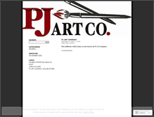 Tablet Screenshot of pjartco.wordpress.com