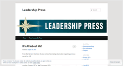 Desktop Screenshot of leadershippress.wordpress.com