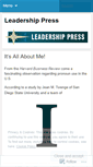 Mobile Screenshot of leadershippress.wordpress.com