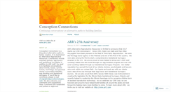 Desktop Screenshot of conceptionconnections.wordpress.com