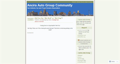 Desktop Screenshot of anciraautogroup.wordpress.com