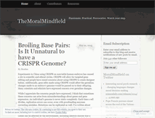 Tablet Screenshot of moralmindfield.wordpress.com