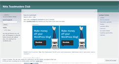 Desktop Screenshot of ninatoastmasters.wordpress.com