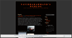 Desktop Screenshot of navidbarahmand.wordpress.com