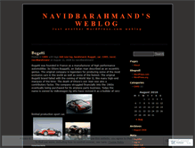 Tablet Screenshot of navidbarahmand.wordpress.com