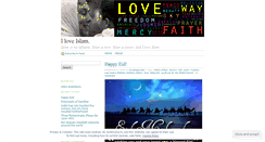 Desktop Screenshot of iloveislam.wordpress.com