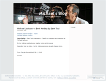 Tablet Screenshot of michaeljacksonforeverfanclub.wordpress.com