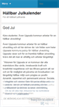 Mobile Screenshot of hallbarjulkalender.wordpress.com