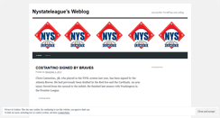 Desktop Screenshot of nystateleague.wordpress.com