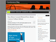 Tablet Screenshot of countenance.wordpress.com