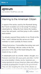 Mobile Screenshot of djhtruth.wordpress.com
