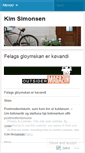Mobile Screenshot of kimsimonsen.wordpress.com