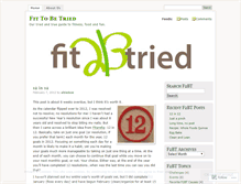 Tablet Screenshot of fittobetried.wordpress.com