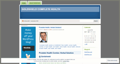 Desktop Screenshot of goldshieldcompletehealthcare.wordpress.com