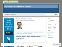 Tablet Screenshot of goldshieldcompletehealthcare.wordpress.com
