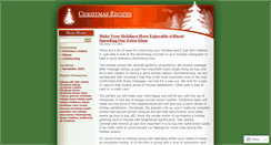 Desktop Screenshot of christmasrecipefun.wordpress.com