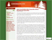 Tablet Screenshot of christmasrecipefun.wordpress.com