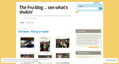 Desktop Screenshot of frubob.wordpress.com