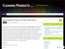 Tablet Screenshot of cleaningpro123.wordpress.com