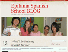 Tablet Screenshot of epifaniaschoolblog.wordpress.com