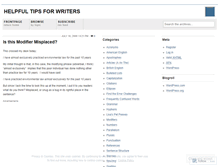 Tablet Screenshot of forwriters.wordpress.com