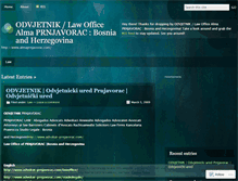 Tablet Screenshot of odvjetnik.wordpress.com
