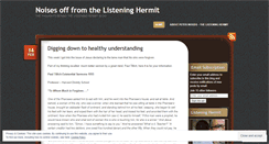 Desktop Screenshot of hermitreflections.wordpress.com