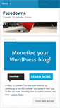 Mobile Screenshot of facedowns.wordpress.com