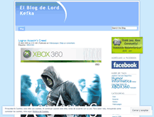 Tablet Screenshot of lordkefka.wordpress.com