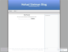 Tablet Screenshot of nsleiman.wordpress.com