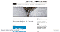 Desktop Screenshot of londonlaydominicans.wordpress.com