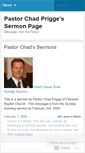 Mobile Screenshot of pastorchad.wordpress.com