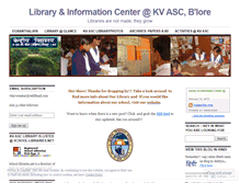 Tablet Screenshot of kvasclibraryinfo.wordpress.com