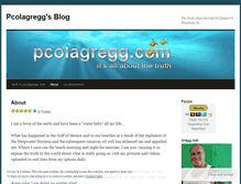 Tablet Screenshot of pcolagregg.wordpress.com