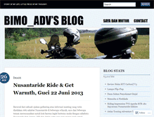 Tablet Screenshot of bimoadv.wordpress.com