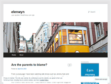 Tablet Screenshot of elenwyn.wordpress.com