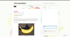 Desktop Screenshot of cornyloveletters.wordpress.com