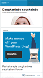 Mobile Screenshot of daugkartinessauskelnes.wordpress.com