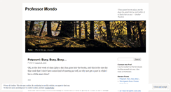 Desktop Screenshot of profmondo.wordpress.com