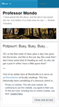 Mobile Screenshot of profmondo.wordpress.com