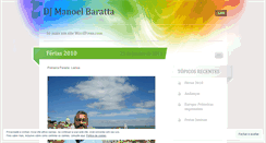 Desktop Screenshot of manoelbaratta.wordpress.com