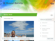 Tablet Screenshot of manoelbaratta.wordpress.com