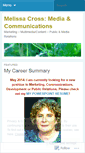 Mobile Screenshot of melissacross.wordpress.com