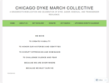 Tablet Screenshot of chicagodykemarch.wordpress.com