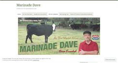 Desktop Screenshot of marinadedave.wordpress.com