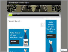 Tablet Screenshot of blacksheeppb.wordpress.com