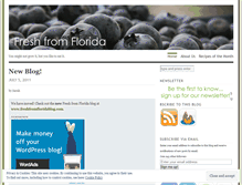 Tablet Screenshot of freshfromflorida.wordpress.com